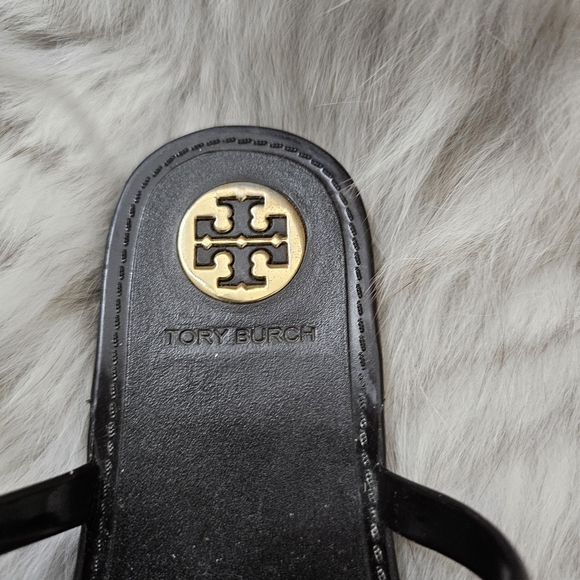 Tory Burch Jelly Vaughn Black Gladiator Sandals Sz 7.5 - Picture 5 of 9